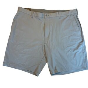 Greg Norman Mens Performance Stretch‎ Golf Shorts 42 Gray UPF Sun Protection
